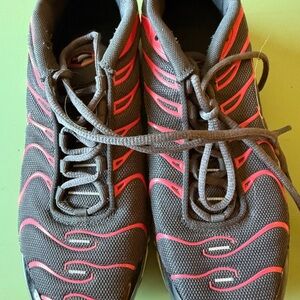 Nike Black Sneakers with Red Highlights